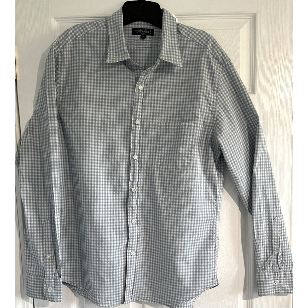 J. Crew Mercantile X Flex Men’s Buttoned Down Shirt, Size XL Slim